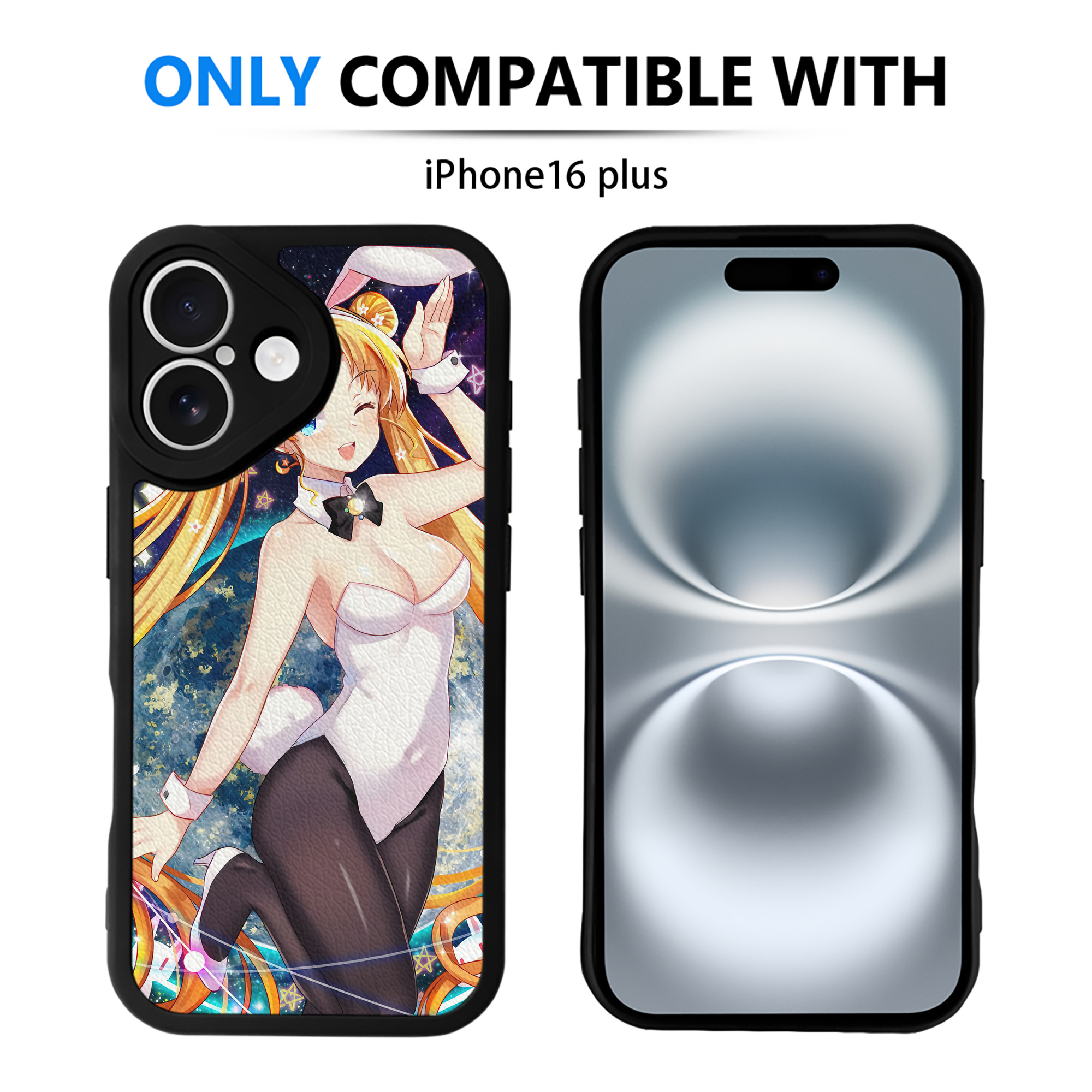 （画像用） 美少女戦士セーラームーン Sailor Moon 【iPhone 16シリーズ対応】シリコンスマホケース（レザー調） 材質：シリコン